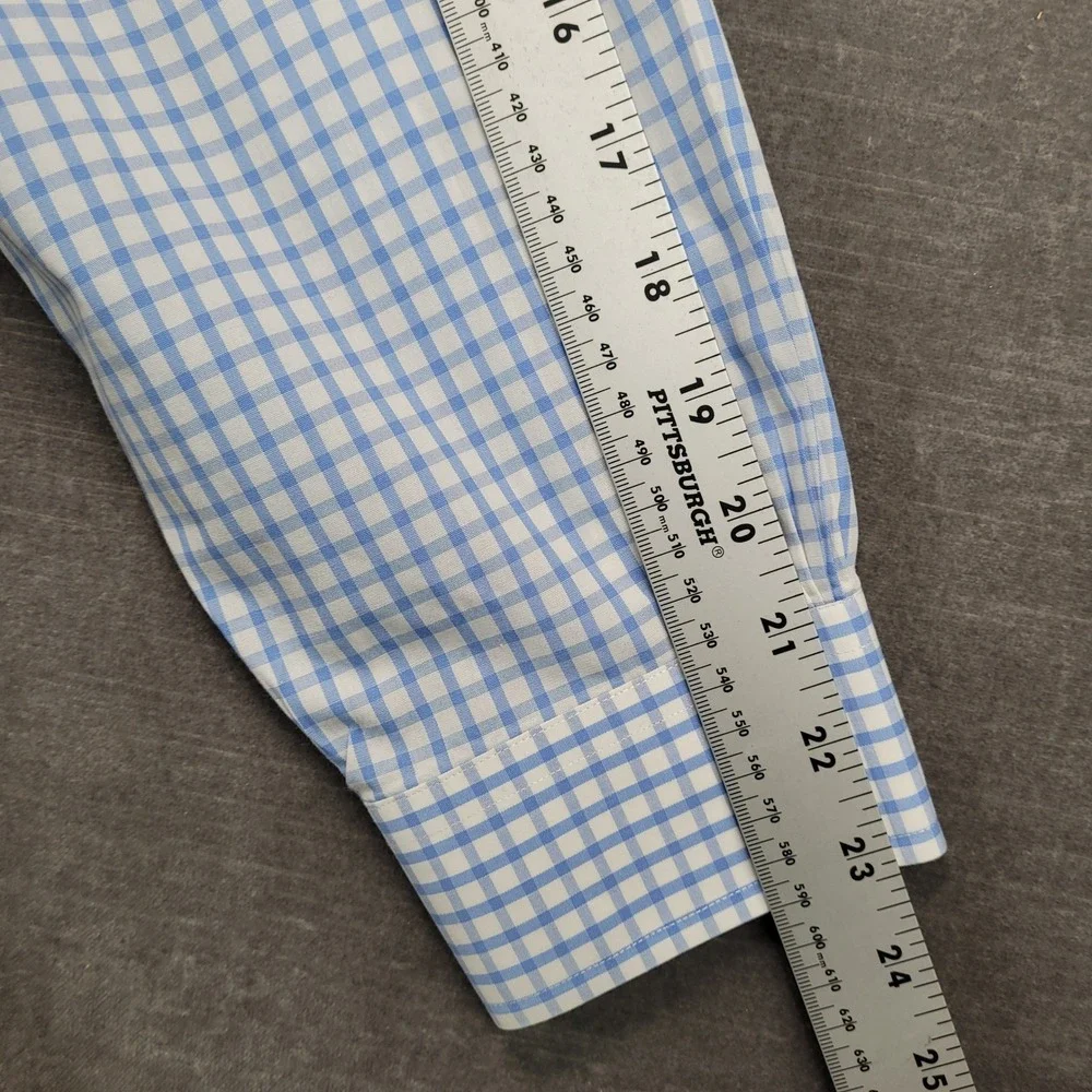 Brooks Brothers‎ Mens Non Iron Gingham Check Button Down Shirt 16 2/3